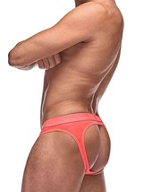 MALE POWER EMBOSSED SWIRL CORAL MOONSHINE JOCKSTRAP UNDERWEAR - £20.39 GBP