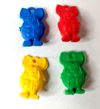 1960s Rat Fink Ring Charm Set of 4 Ed Big Daddy Roth Vending Machine prize - £23.62 GBP