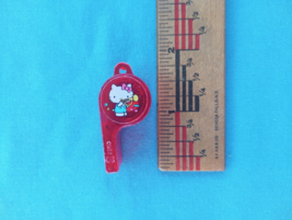 Vintage 1976 Sanrio Hello Kitty red Whistle - £11.95 GBP