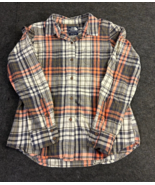 The North Face Women&#39;s Size M Plaid Button Up Long Sleeve Shirt Roll Up ... - £17.86 GBP