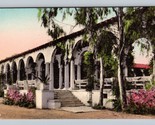 State Teachers College Santa Barbara CA UNP Hand Colored Albertype Postc... - $9.85