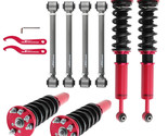 4Pc Coilover Lowering Kit + 4Pc Rear Lower Camber Arms For Honda Accord ... - $314.82