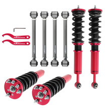 4Pc Coilover Lowering Kit + 4Pc Rear Lower Camber Arms For Honda Accord ... - £252.26 GBP