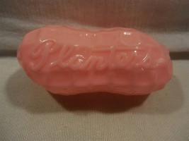 Vtg 1960s Planters Peanut Mr Peanut Pink Plastic 2 Piece Nut Candy Container - £8.65 GBP