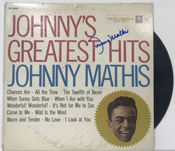 Johnny Mathis Signed Autographed &quot;Greatest Hits&quot; Record Album - COA Card - £39.32 GBP