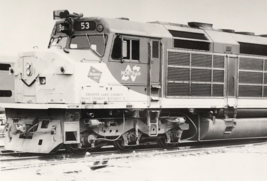 Nortran Railroad Milwaukee Road MILW #53 F40C Electromotive Train B&amp;W Photo - £7.58 GBP