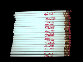 Coca-Cola Pencils White Set of 20 - £7.75 GBP