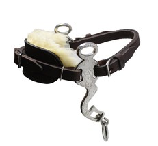 Challenger Horse Leather Engraved Bitless Bridle Training Hackamore Pony... - $724.56 MXN