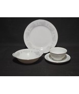 Vintage 1960s NORITAKE Japan 6315 ARMAND 4-Piece Luncheon, Breakfast, Te... - $36.34 CAD