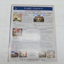 Eagle Games 2003 Sellsheet Flyer Lord Of The Rings Age Of Mythology - £13.94 GBP