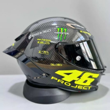 AGV Carbon Fiber Valentino Rossi (VR46) Style Motorcycle Helmet - $398.75