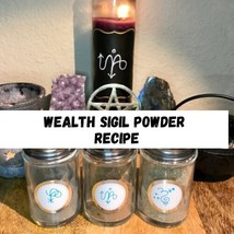 How To - Attract Abundance and Wealth with Sigil Powder - Book of Shadows Téléch - £5.64 GBP