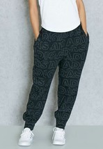 Adidas AX7579 Boyfriend Print Relaxed Sport Slouchy Pants Black ( M ) - £80.78 GBP