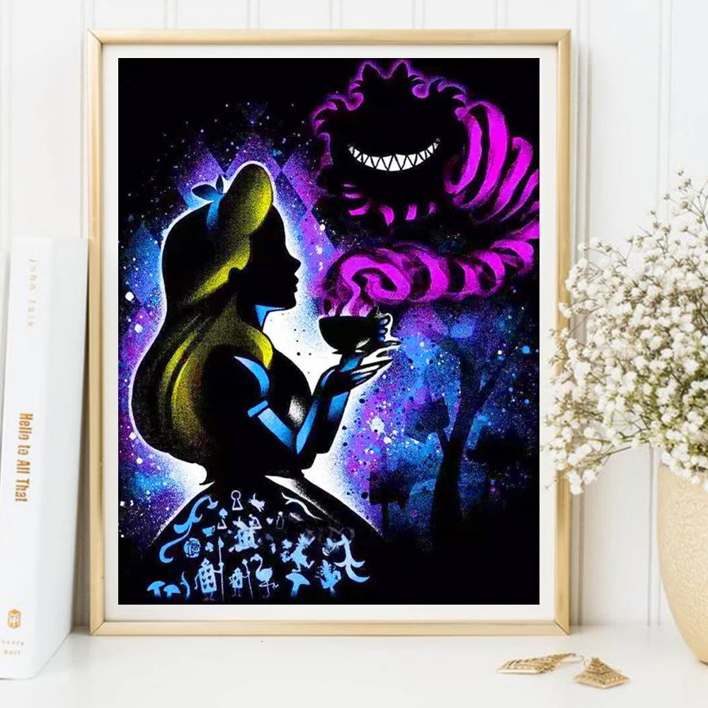 D painting a princess alice in wonderland elf mosaic embroidery cross stitch gifts 2022 thumb200