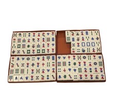 Lot of 134 Assorted Mah Jong Tiles White Front Green Back - £22.56 GBP