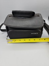 Sony Video Camera Black Travel Case Shoulder Storage Bag with Shoulder Strap - £8.37 GBP