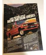 1981 Datsun Diesel Truck Vintage Print Ad Advertisement  PA3 - $9.80