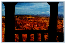 Shelter at Sunset Point at Bryce Canyon National Park Utah Postcard Unposted - £3.94 GBP