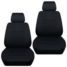 Front set car seat covers fits Ford EcoSport  2018-2020  solid black - $69.99