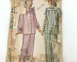 Vintage 1948 Simplicity 2598 Sewing Pattern Womens Pajamas Bust 30 post ... - $9.25