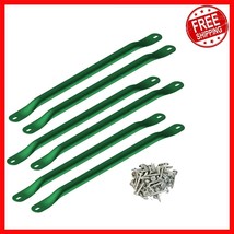 Heavy-Duty Metal Monkey Bars Kit: 6 Powder Coated Rungs, 300 lbs Capacity - $935.95 MXN