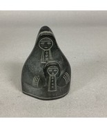 Vintage Russian Eskimo Inuit Mother Child Apt 603 Carved Soapstone Statu... - $376.14 MXN