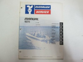 1978 Evinrude 6 HP 6804 6805 Servizio Riparazione Shop Manuale Articolo No 5393 - £7.97 GBP