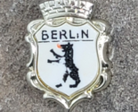 Berlin Germany Crest Coat of Arms Shield Plastic Travel Souvenir Lapel H... - $8.99