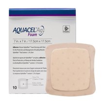 Aquacel Foam Adhesive Dressings 17.5cm x 17.5cm 420621 - $11.95
