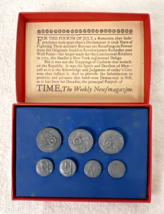 Time Magazine Thefe Military Buttons Pewter Reproduction Buttons Origina... - $18.32