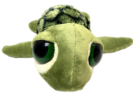 Aurora World Beanie Plush Green Sea Turtle Lovey Stuffed Animal 11 Inches - $13.59