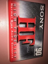 Sony HF 90 ~ Normal Bias  I High Fidelity Audio Cassette Tape ~ New Sealed - $5.93