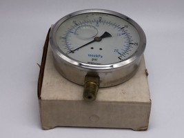 NEW ENFM 40-450FG02L-30 Oil Filled Pressure Gauge 0-30Psi/0-200KPa - $29.56