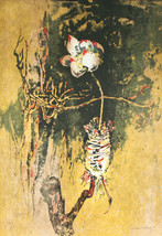 &quot;Orchid&quot; By Hoi Lebadang Signed Ltd Edition #100/110 Lithograph 29 1/2&quot;x20&quot; - $599.81