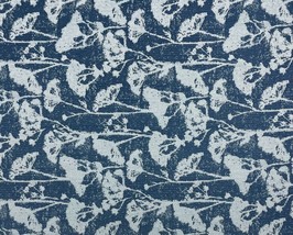 Sunbrella 145665 Skyler Denim Blue Floral Outdoor Indoor Fabric By Yard 54&quot;W - £13.46 GBP