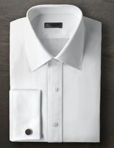 Ike Behar 100% Cotton Regular Collar No Pleat Tuxedo Shirt with French C... - $89.10