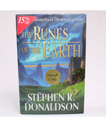 SIGNED THE RUNES OF EARTH By Stephen R. Donaldson 2004 1st Edition HC Wi... - £30.13 GBP