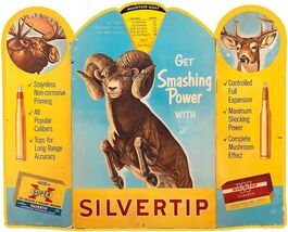 Silvertip Ammunition Laser Cut Metal Advertising Sign - $69.95