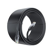 Cat 6 Ethernet Cable 100 Ft 100 Pure Copper Cat6 Cable LAN Cable Interne... - £41.10 GBP