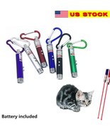 4 Pack Laser Tease Cat Dog Toy, 2 in 1 Flashlight and Red Light, Assorte... - $3.95