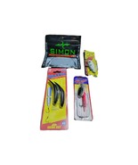 New Lot 4 Flash Bumper Spin N  Fish Red Eye Shad, Floating Popper   (#105) - $463.64 MXN