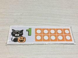 Halloween - Black Kitty Ten-Frames - Laminated Activity Set - Teaching S... - £5.57 GBP