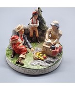 SEBASTIAN MINIATURES sculpture America Remembers Family Picnic 1981 made... - $34.64