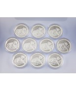 Lot of 10 2012 Australia Silver 1oz Koala (BU Condition) in Capsules KM#... - $694.52