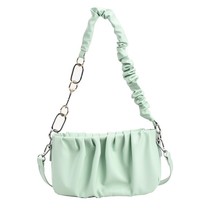 Cloud Pleated Handlebags PU Designer Handbag Women&#39;s Single Crossbody Dumpling T - £62.40 GBP