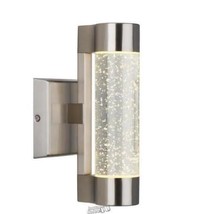 Essence Cylinder Stainless Steel Modern Integrated LED Indoor/Outdoor Porch - £63.79 GBP