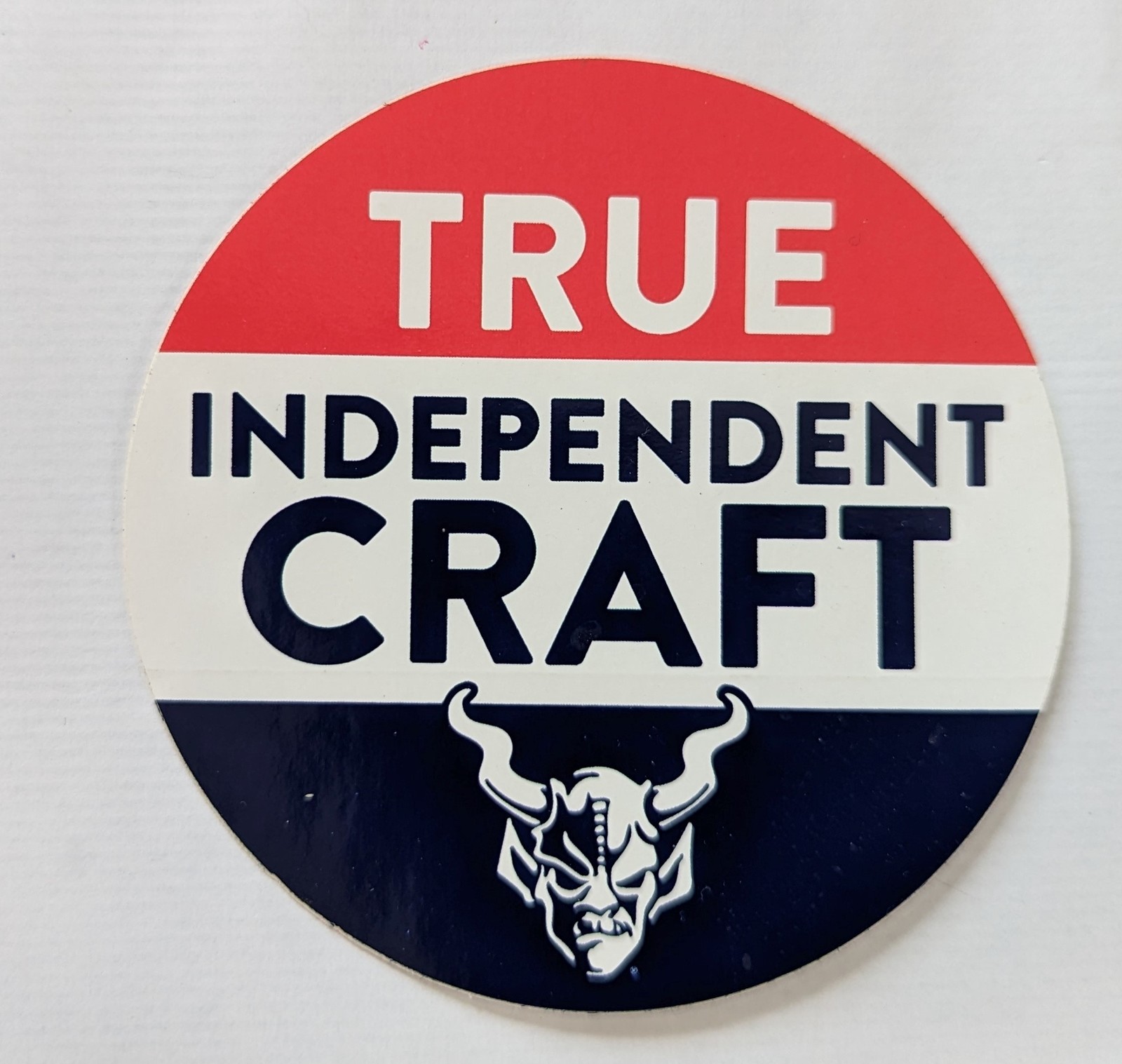 "True Independent Craft" Stone Brewing Collectivle Sticker 3-1/2", new - $3.95