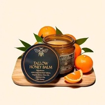 Organic Grass-Fed Beef Tallow Balm with Raw Honey Skin Moisturizer - Citrus - $29.99