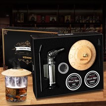 Vehhe Cocktail Smoker Kit With Torch - Aged Cocktail Smoker With 4 Types Of Wood - £58.30 GBP