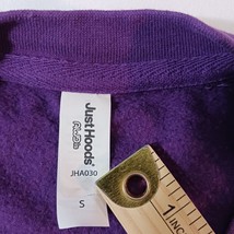 Just Hoods by AWDis JHA030 THE NEON BISON Men's Purple Pullover Sweater Size S image 3